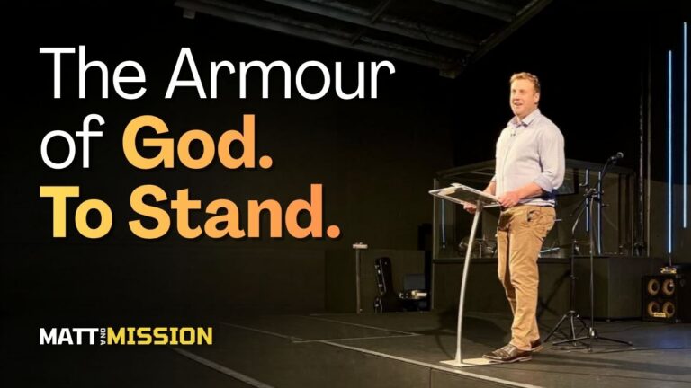 Matthew Knighton Preaching at Church Established in Orange, 2020