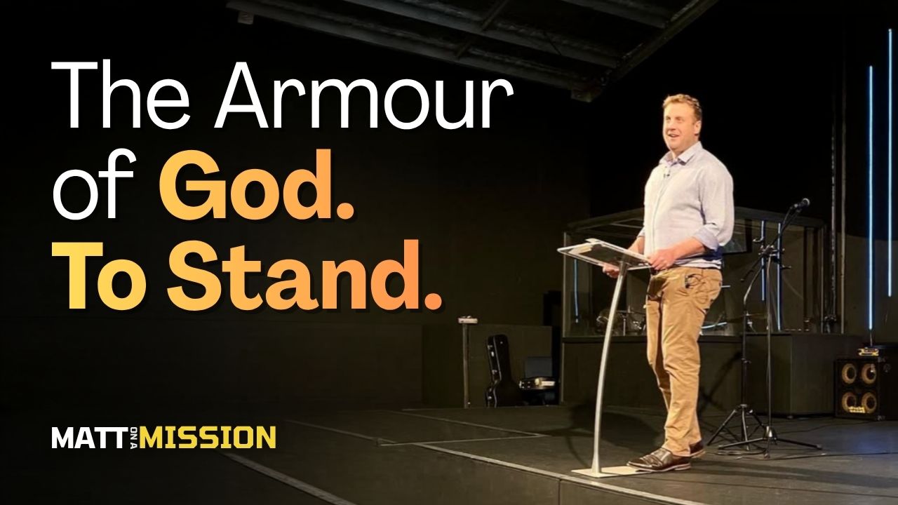 Matthew Knighton Preaching at Church Established in Orange, 2020