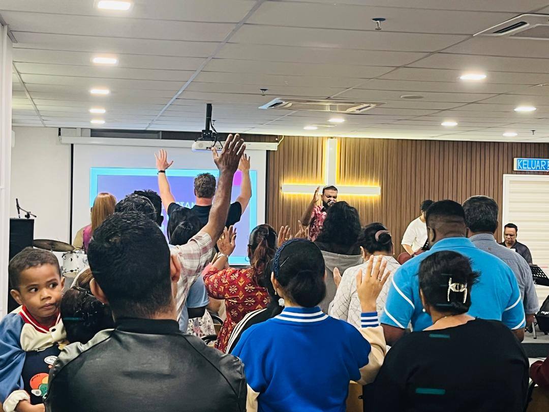 Matthew Knighton Ministering at Jesus My Rock Church in Kuala Lumpur