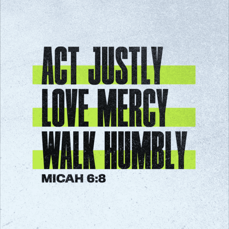 Micah 6:8 Image Banner