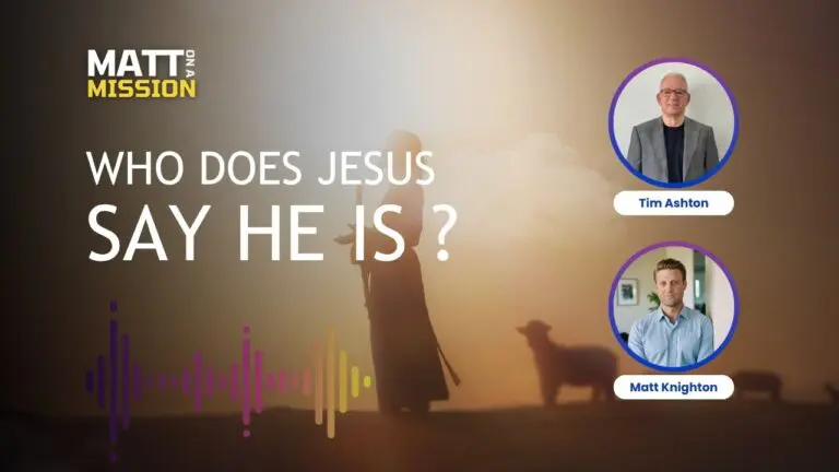 Who does Jesus say he is in the Bible?