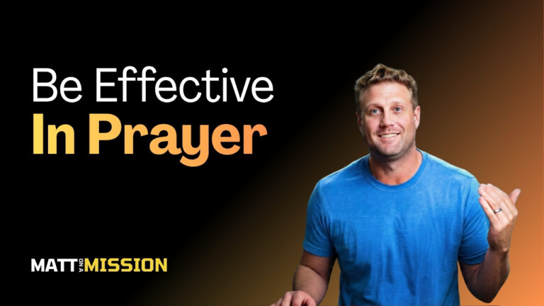 Effective Prayer